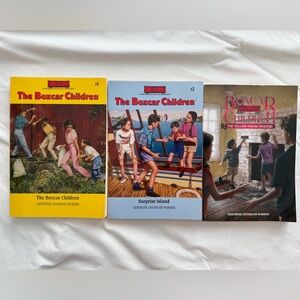 The Boxcar Children Books (Lot of 3 Paperback Classics)